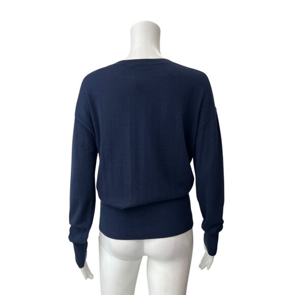 Vince Blue Wool Pullover Jumper Knit Sweater size Small - Picture 4 of 8